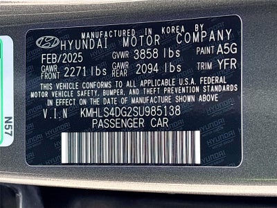 2025 Hyundai ELANTRA SEL Convenience