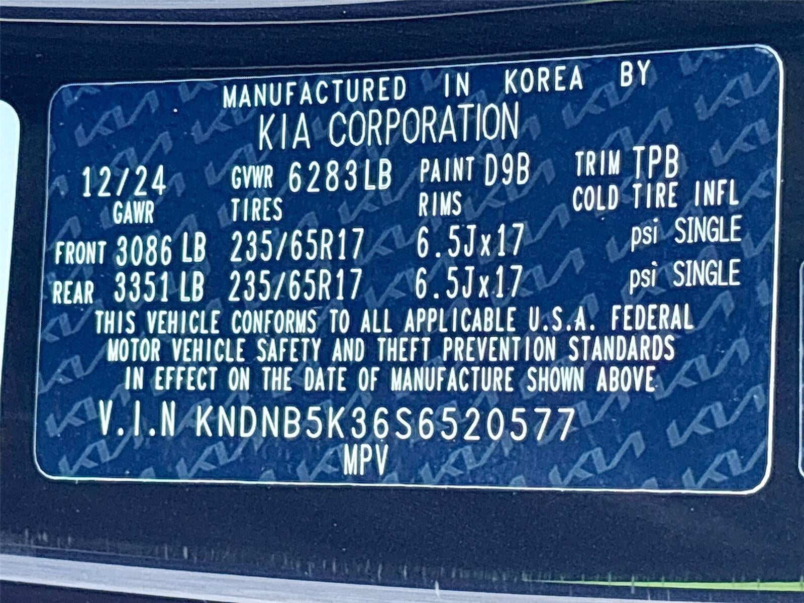 2025 Kia Carnival LXS
