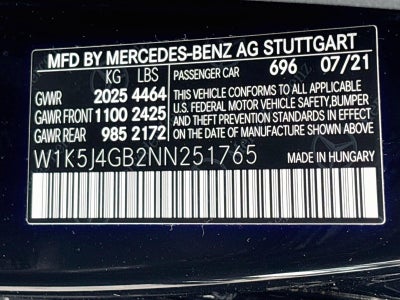 2022 Mercedes-Benz Cla CLA 250