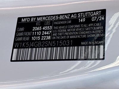 2025 Mercedes-Benz CLA CLA 250