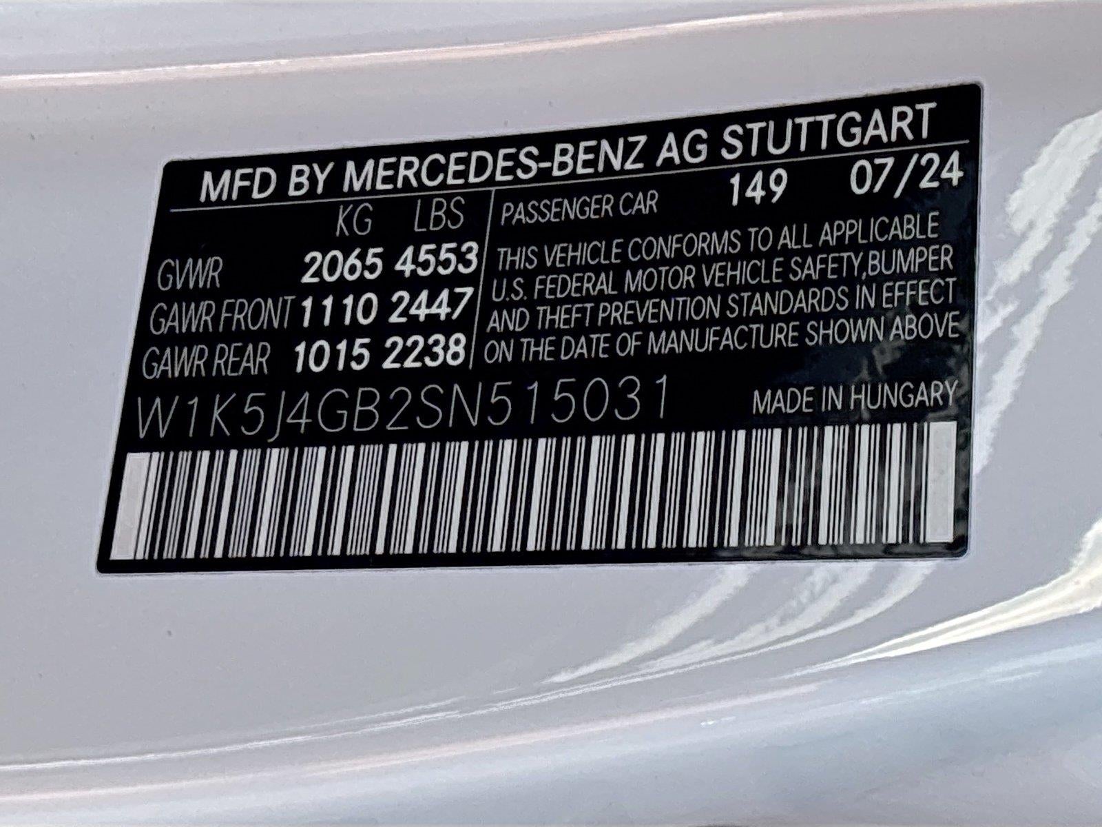 2025 Mercedes-Benz CLA CLA 250