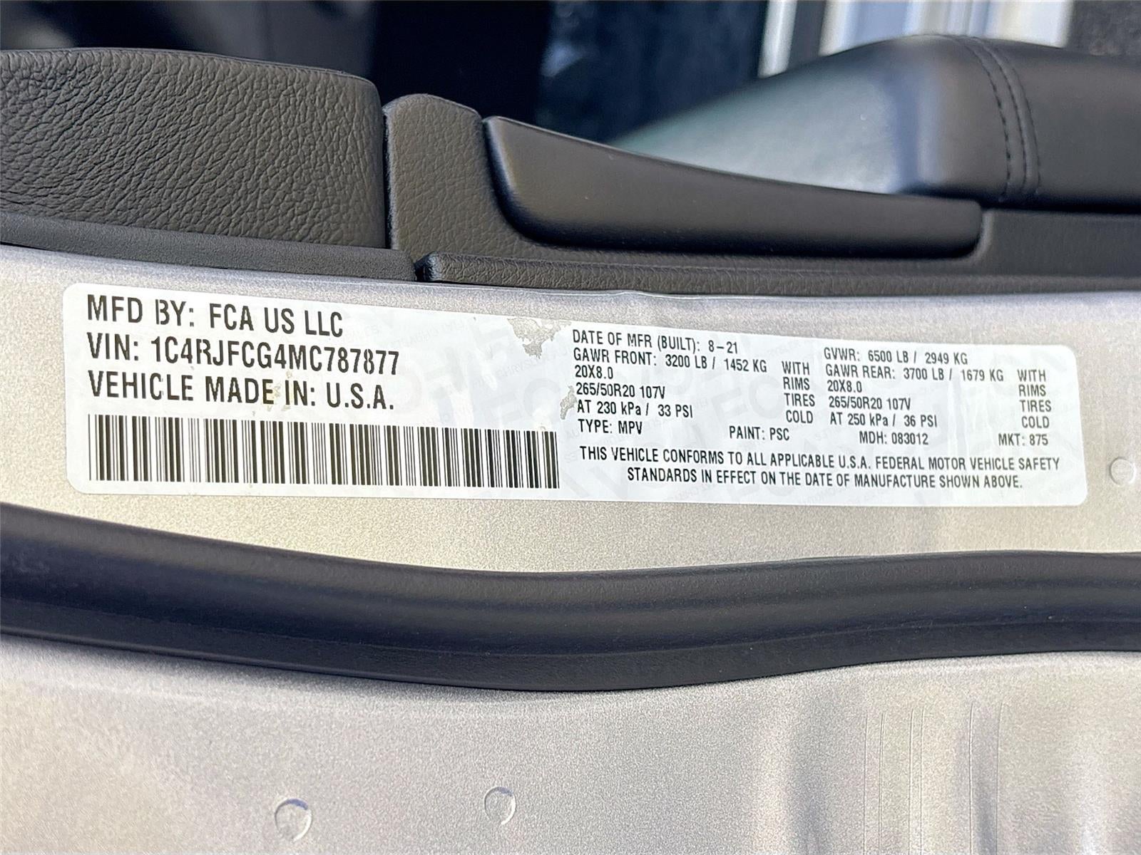 2021 Jeep Grand Cherokee High Altitude