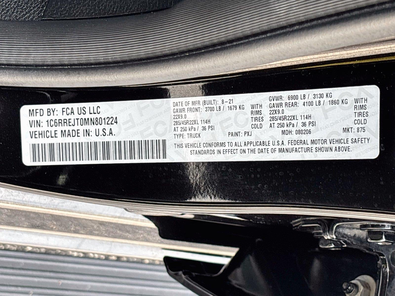 2021 RAM 1500 Laramie