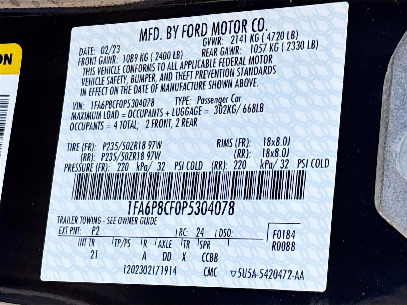 2023 Ford Mustang GT