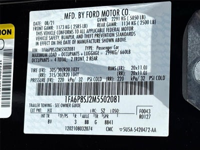 2021 Ford Mustang Shelby GT500