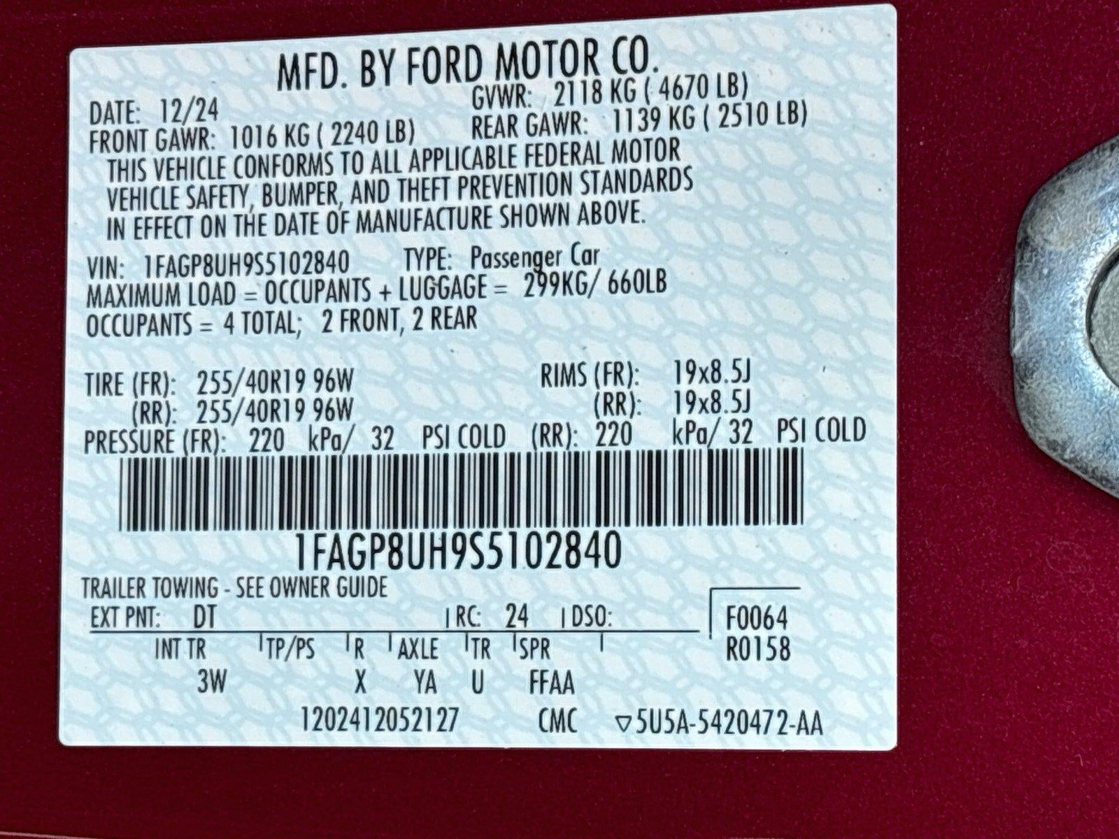 2025 Ford Mustang EcoBoost Premium