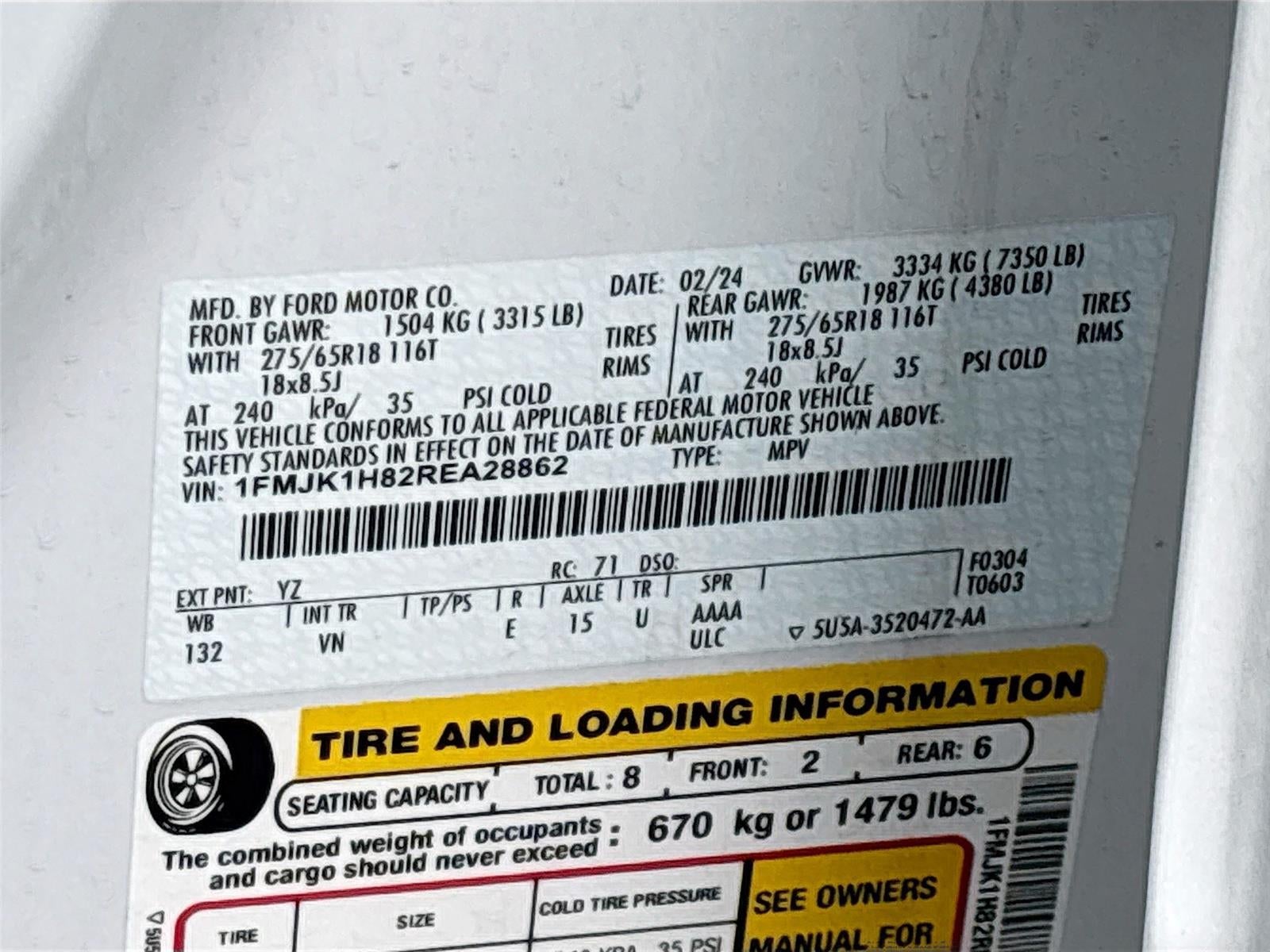 2024 FORD TRUCK EXPEDITION MAX XLT