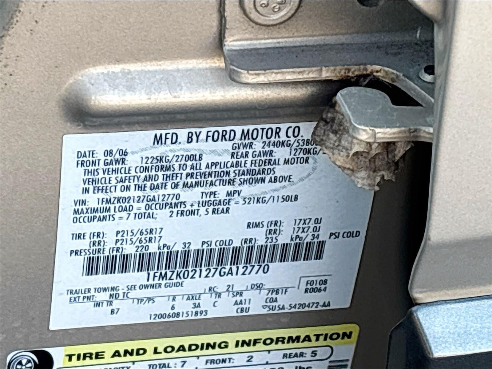 2007 Ford Freestyle SEL