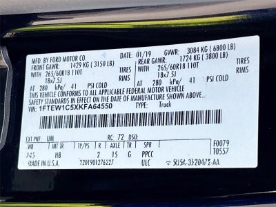 2019 Ford F-150 LARIAT
