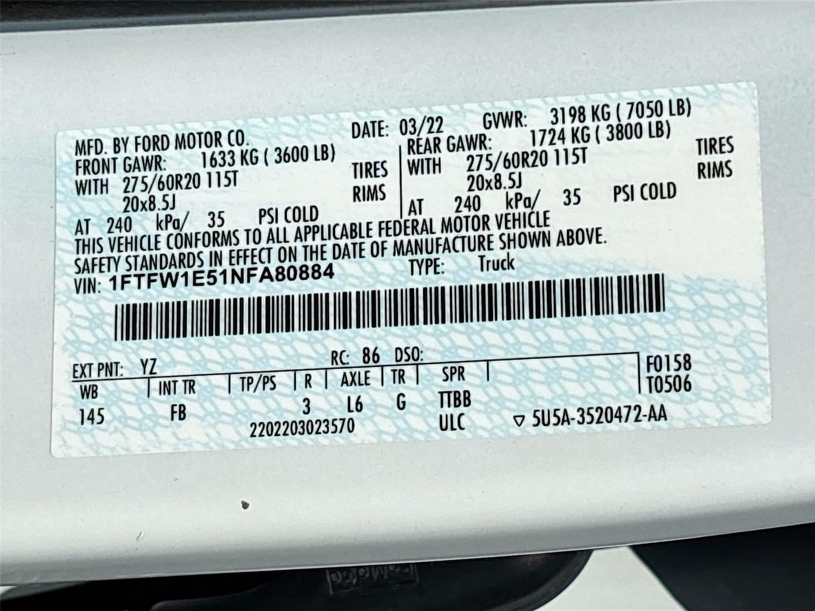 2022 Ford F-150 XLT