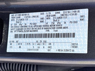 2025 Ford F-150 LARIAT