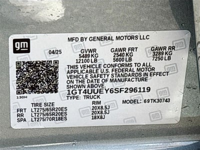 2025 GMC Sierra 3500HD SLT