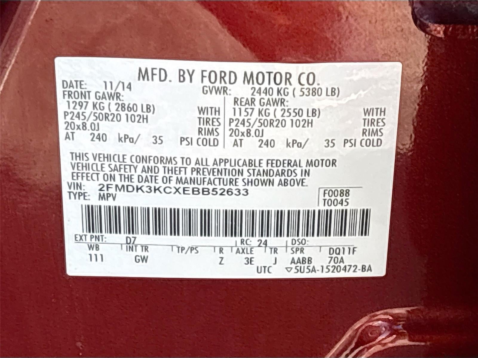 2014 Ford Edge Limited