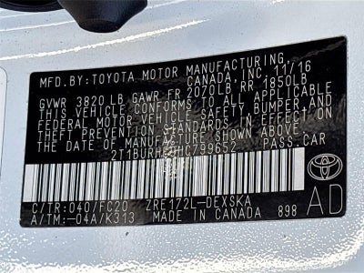 2017 Toyota Corolla SE