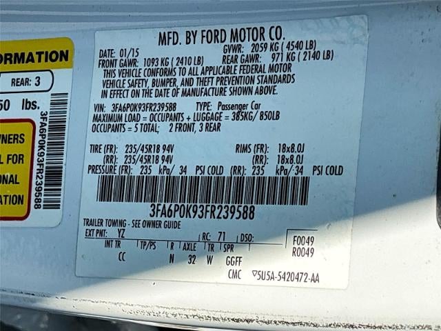 2015 Ford Fusion Titanium
