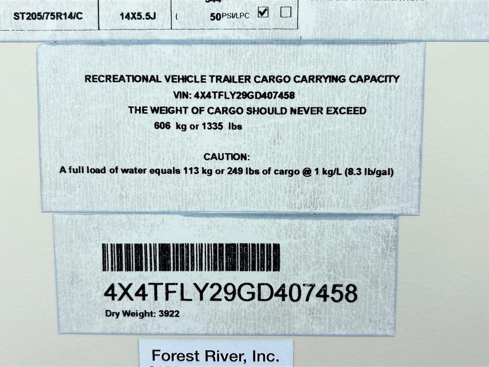 2016 Forest River Flagstaff Micro Lite 23Fb Base