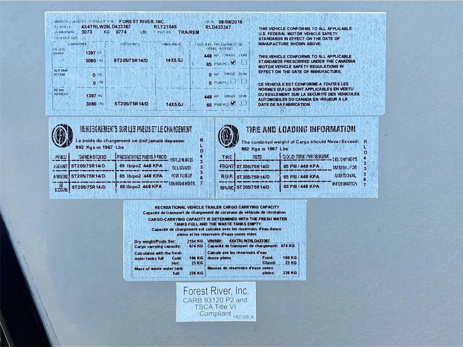 2020 ROCKWOOD TV Base