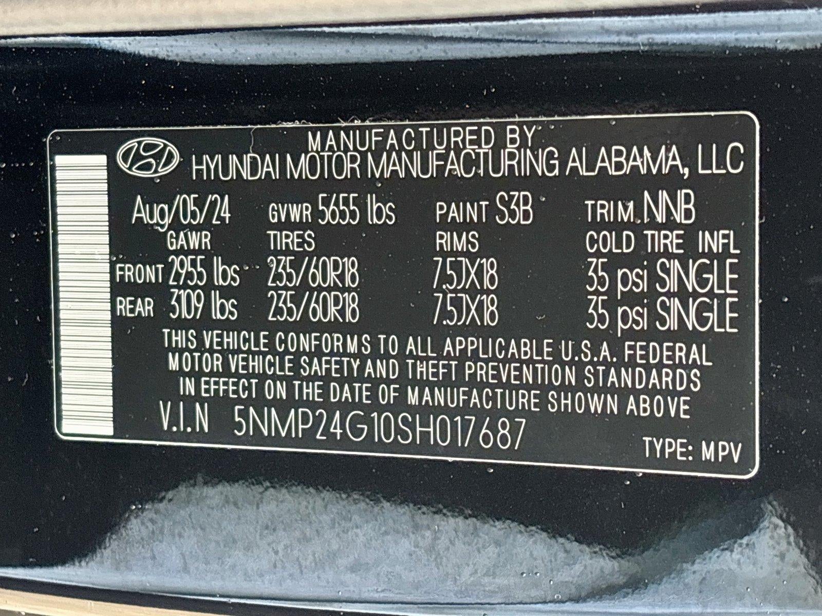 2025 Hyundai SANTA FE HYBRID SEL