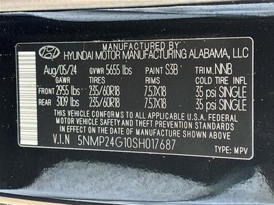 2025 Hyundai SANTA FE HYBRID SEL