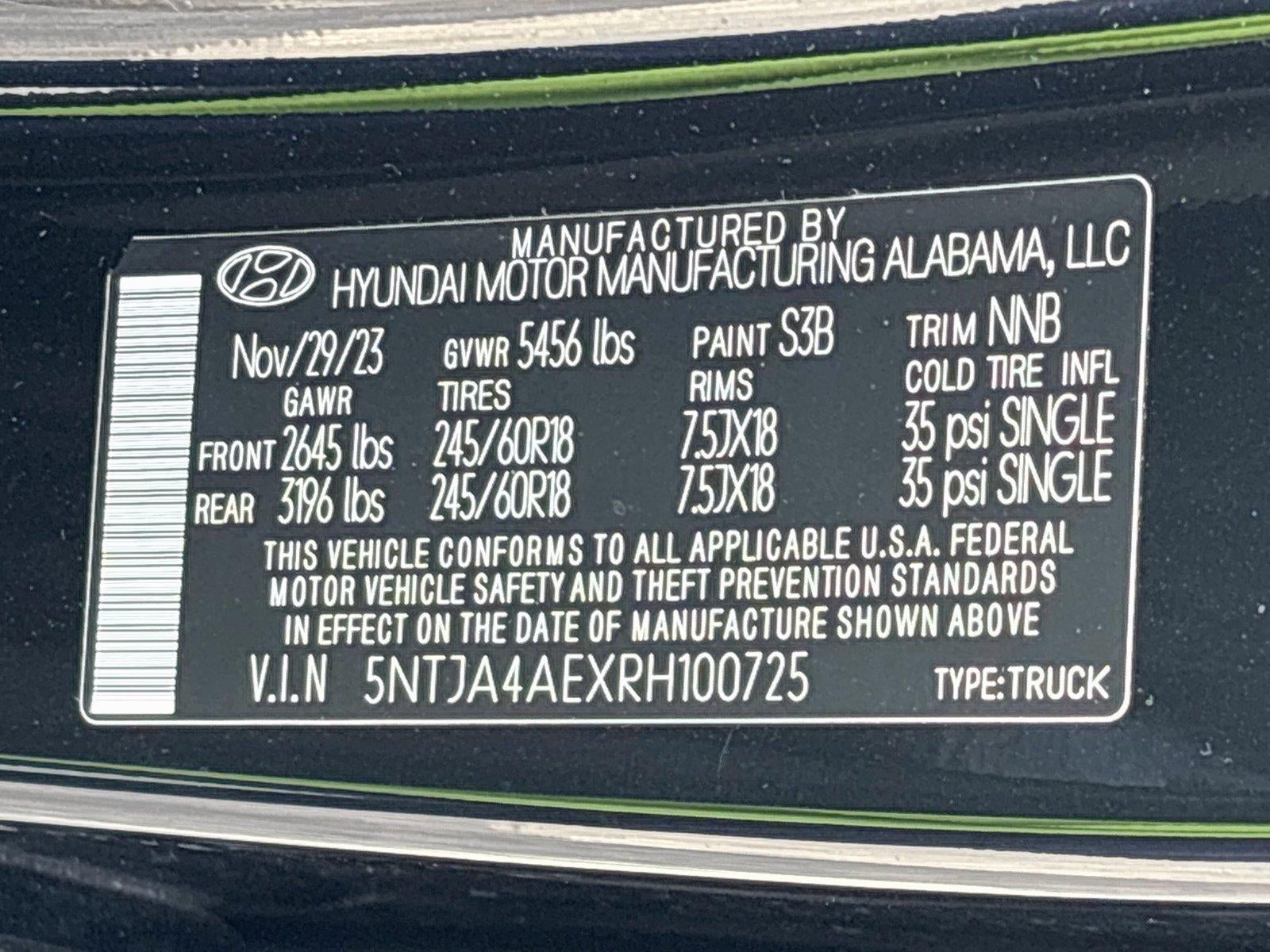 2024 Hyundai SANTA CRUZ SE