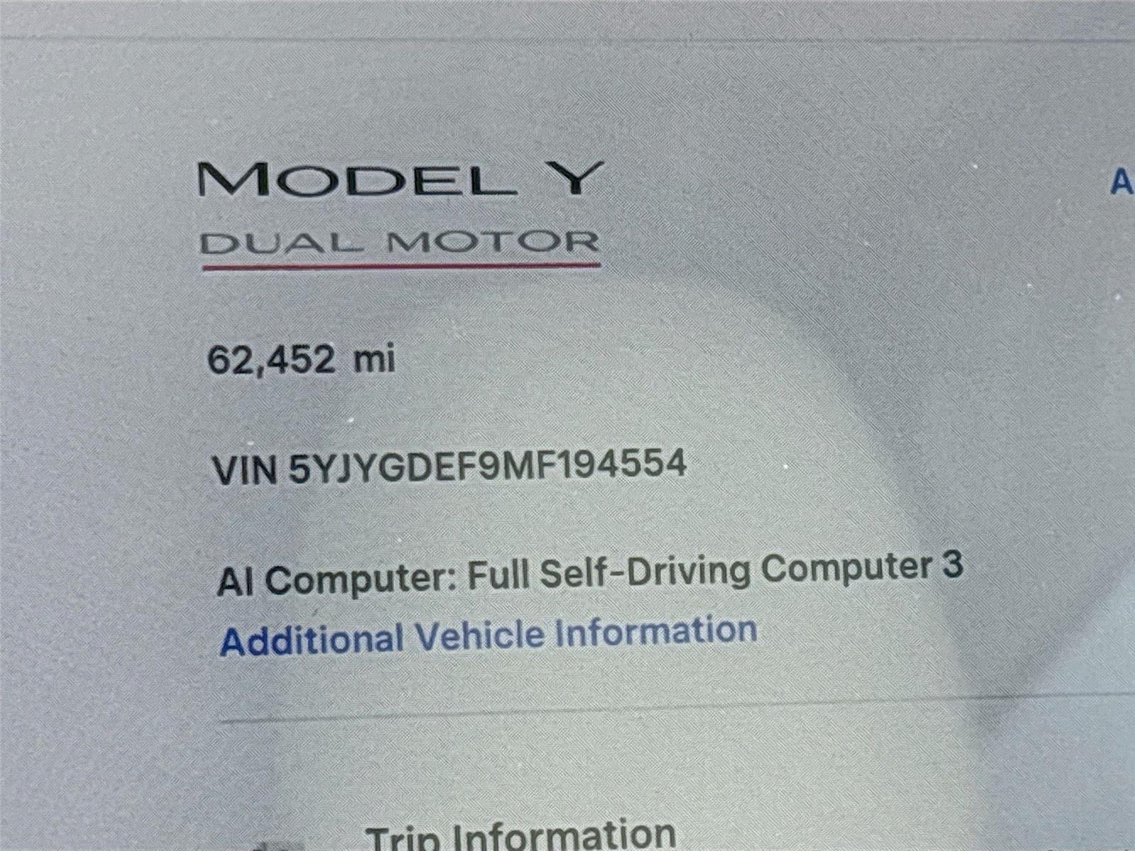 2021 Tesla Model Y Performance