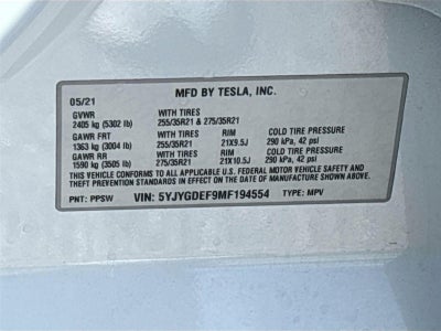 2021 Tesla Model Y Performance