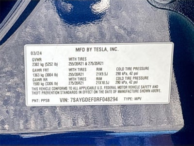 2024 Tesla Model Y Performance
