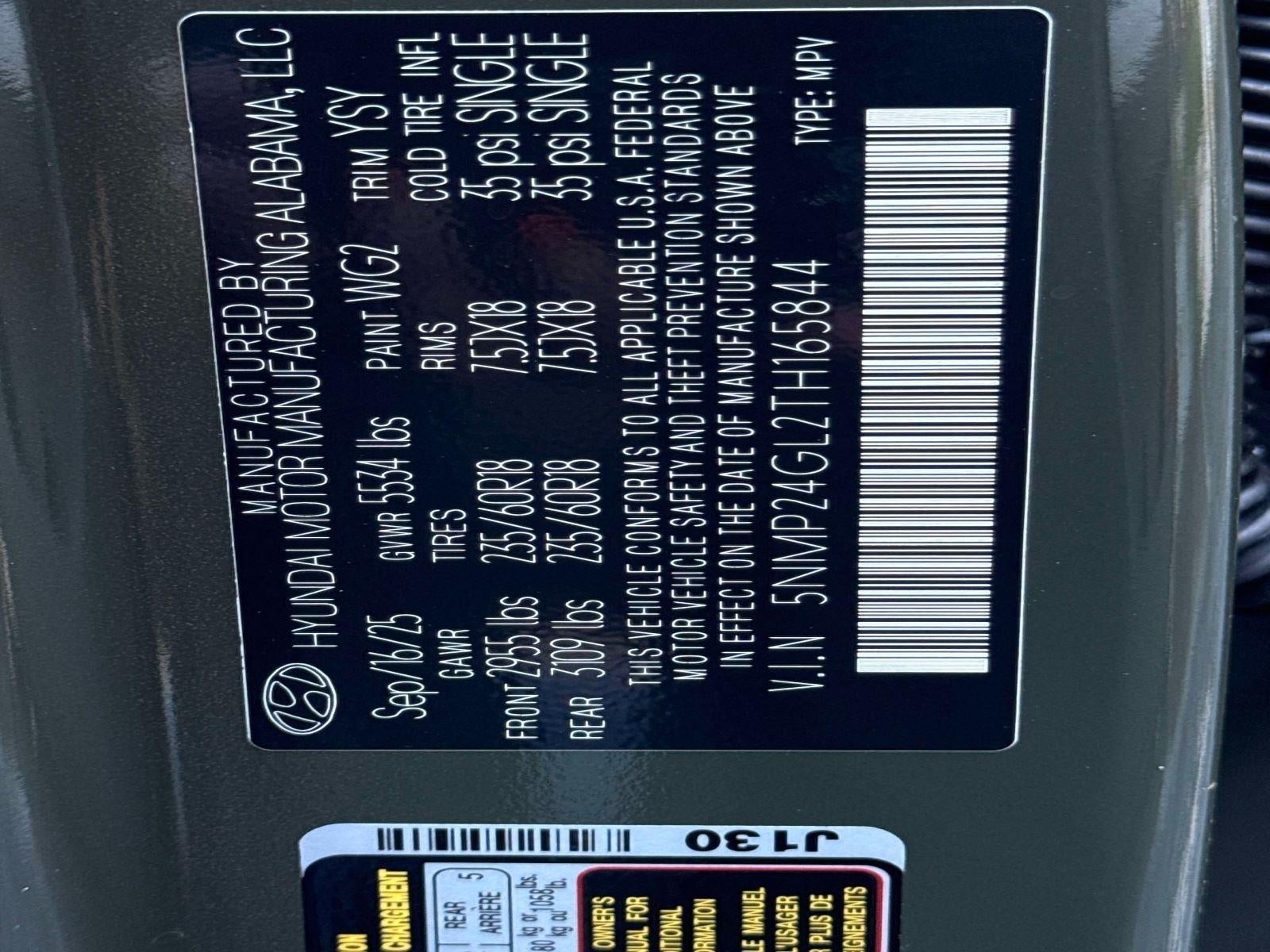 2026 Hyundai SANTA FE SEL FWD