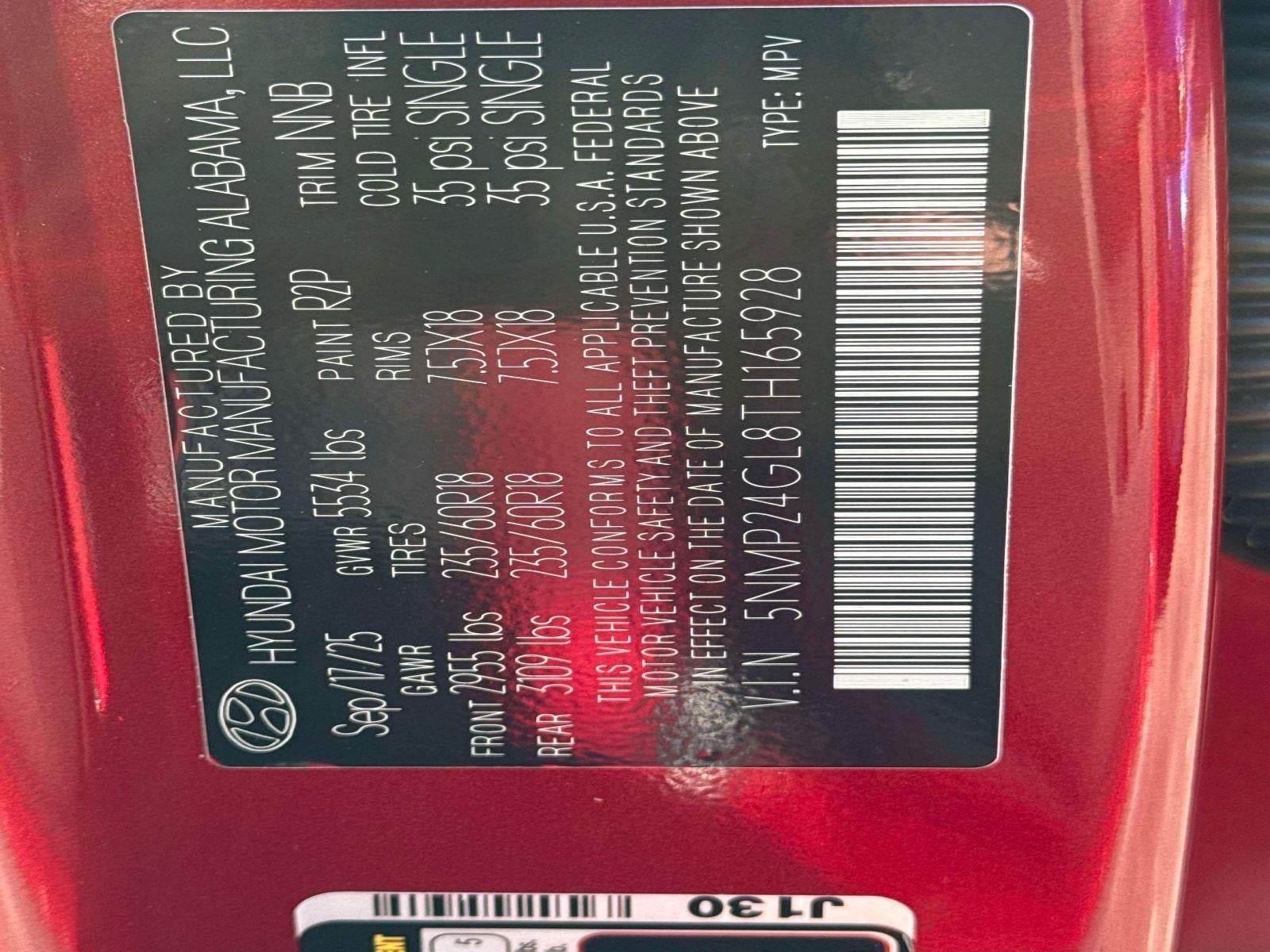 2026 Hyundai SANTA FE SEL FWD