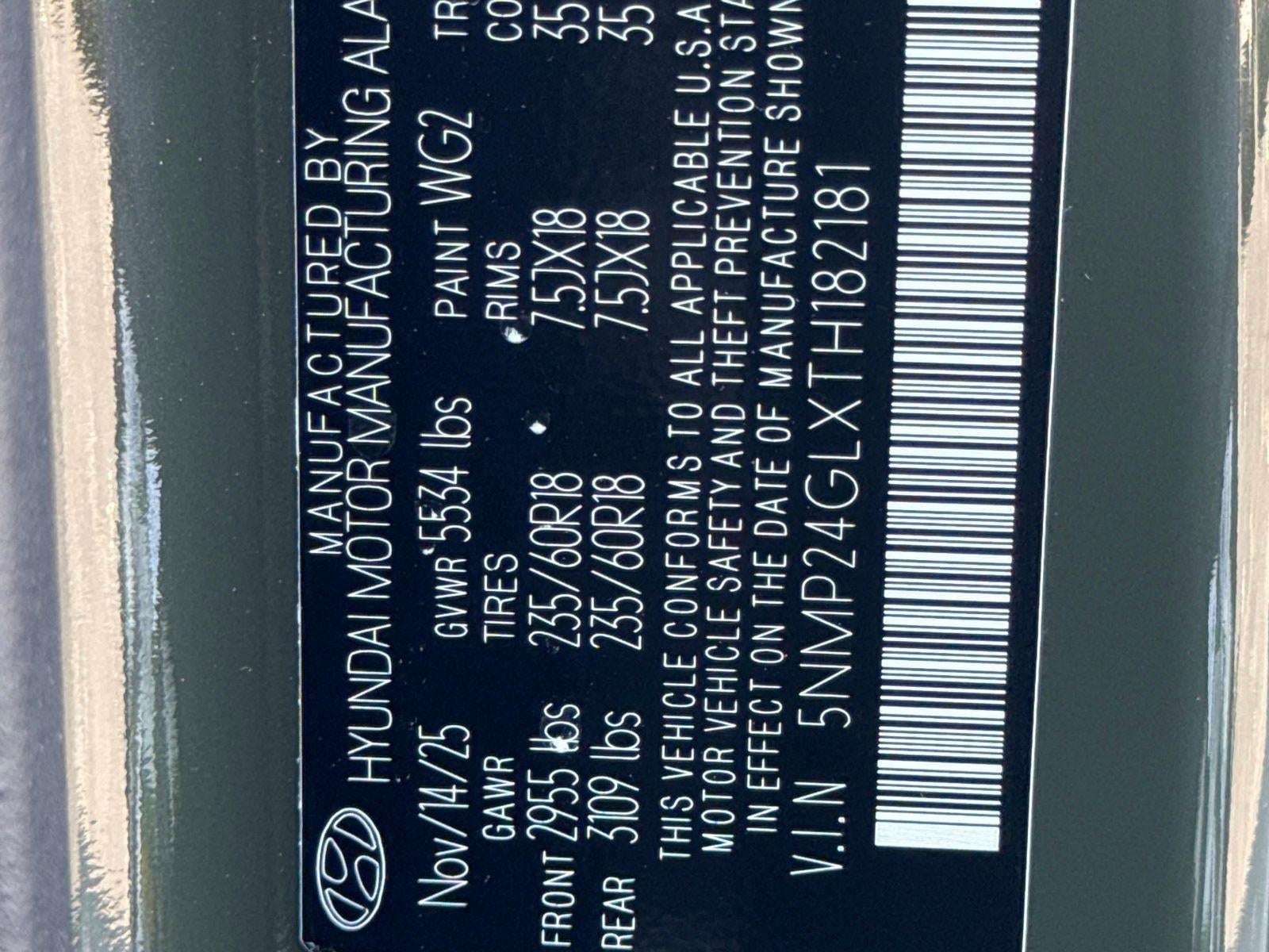 2026 Hyundai SANTA FE SEL FWD