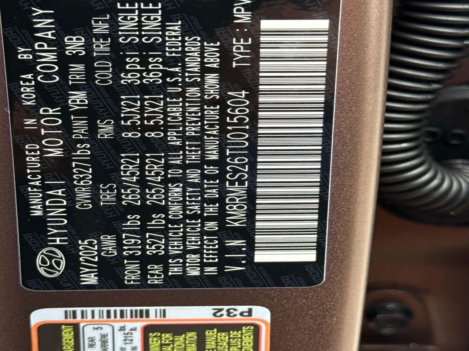 2026 Hyundai PALISADE Calligraphy AWD