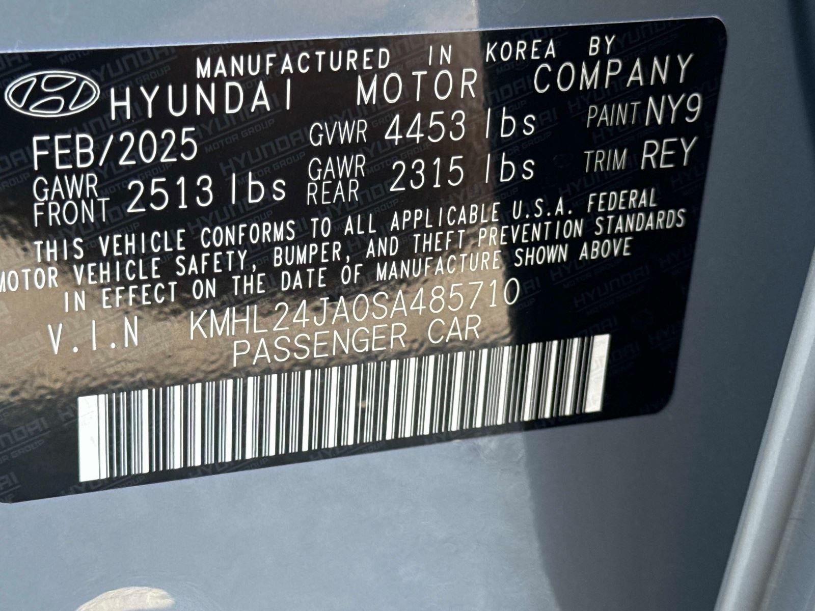 2025 Hyundai SONATA SE