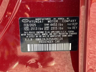 2025 Hyundai SONATA SE