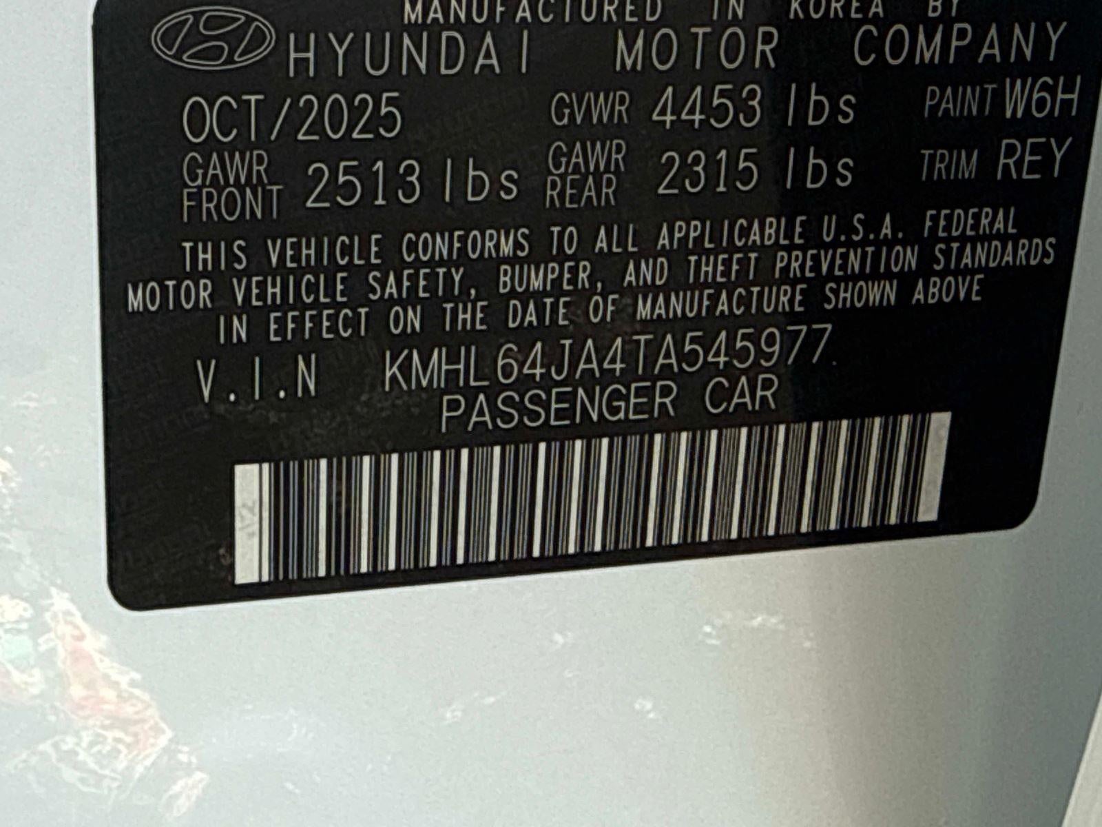 2026 Hyundai SONATA SEL Sport