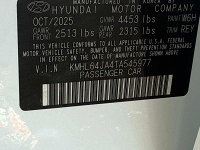 2026 Hyundai SONATA SEL Sport