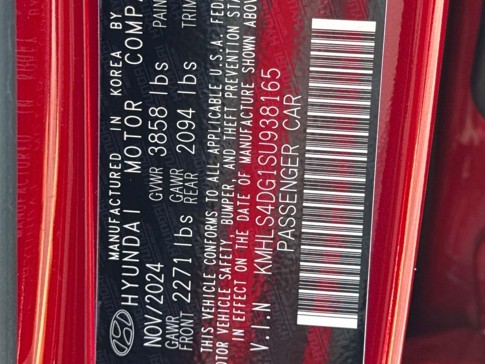 2025 Hyundai ELANTRA SEL Convenience