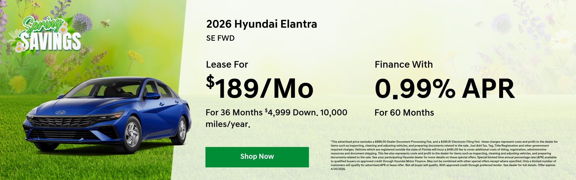 Elantra Offer