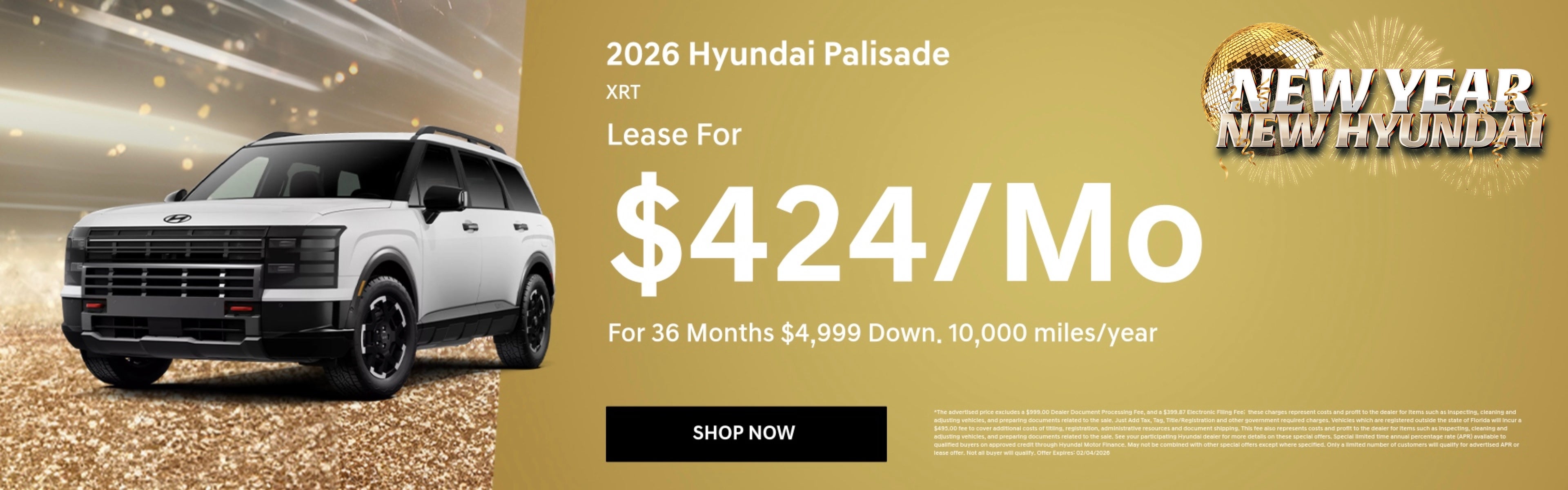 PALISADE OFFER