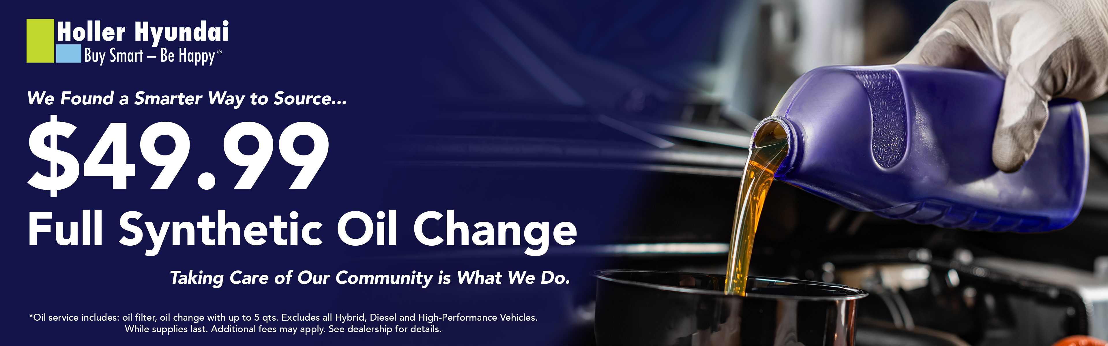 Synthetic Oil Change Special