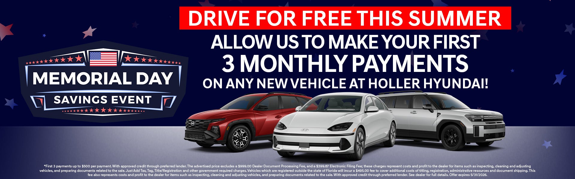 Memorial Day Offer