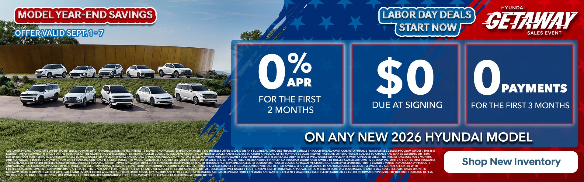 0% for the first 2 Mos. | $0 Down | 0 payments for 3 Mos. 