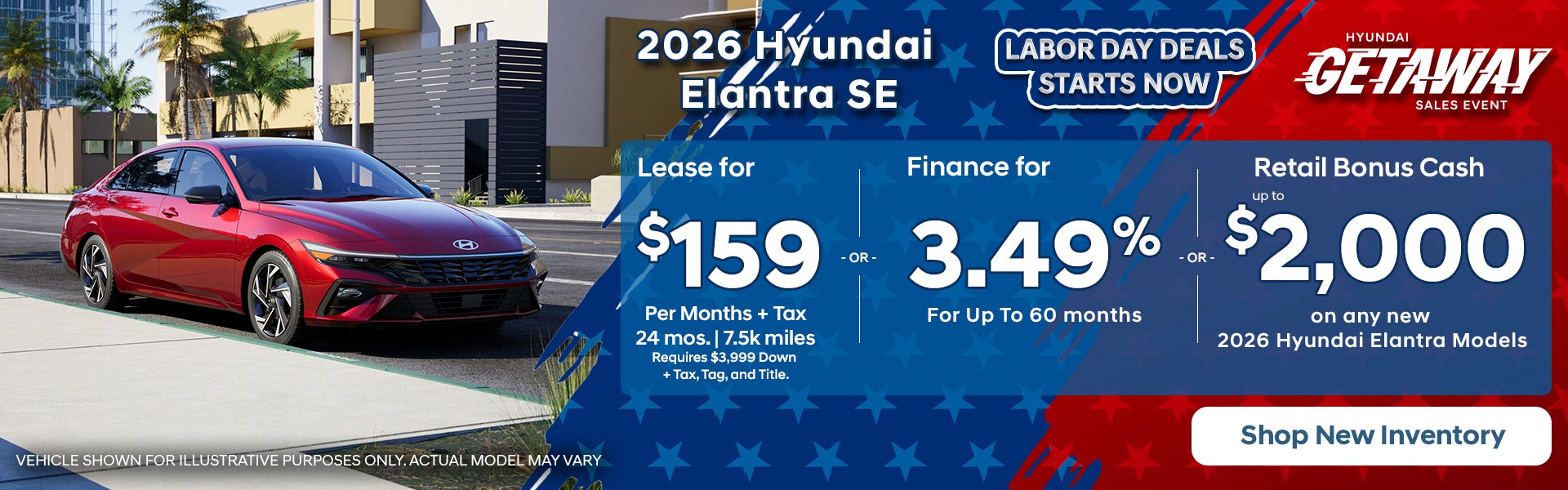 2026 Hyundai Elantra: Lease or Finance or Retail Bonus Cash